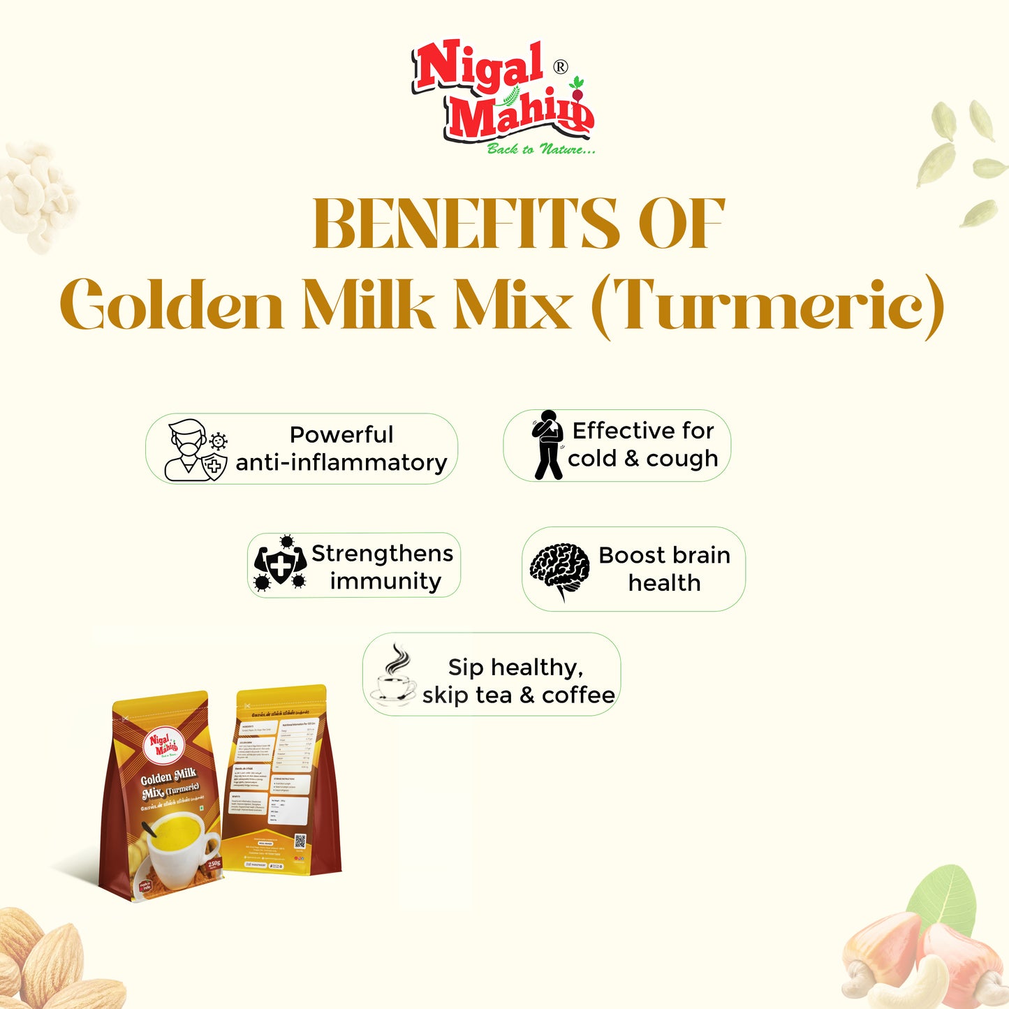 Golden Milk Mix(Turmeric)