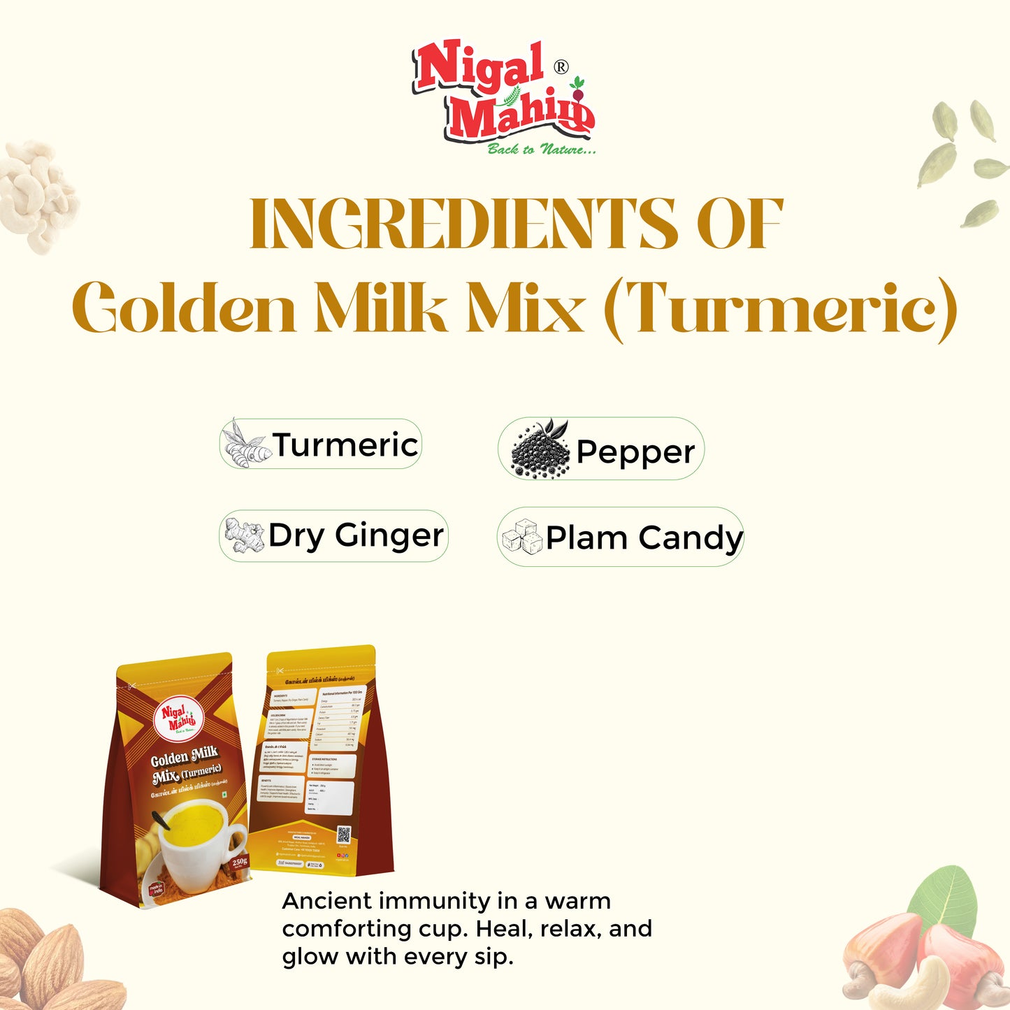 Golden Milk Mix(Turmeric)